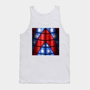 Superheroes - Red, Blue, White Stars Tank Top